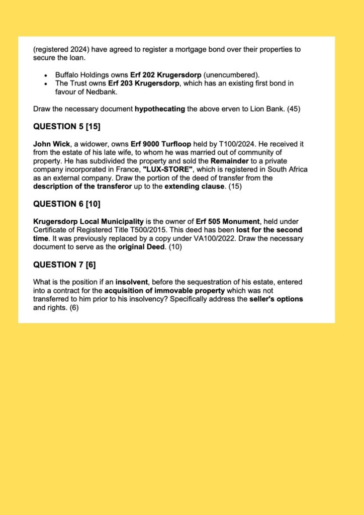 Conveyancing Past Exam Papers 2026 (3)